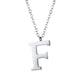 thumbnail image 1 of Collar con colgante inicial PROSTEEL Collar de acero inoxidable para mujeres y niñas, 1 of 7