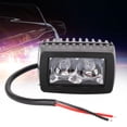 thumbnail image 2 of KIMISS 2LED 20W Square Car LED Luz de trabajo Moto Faros Proyector Blanco IP67 Impermeable 12V 24V Universal Khall QC26851, 2 of 6