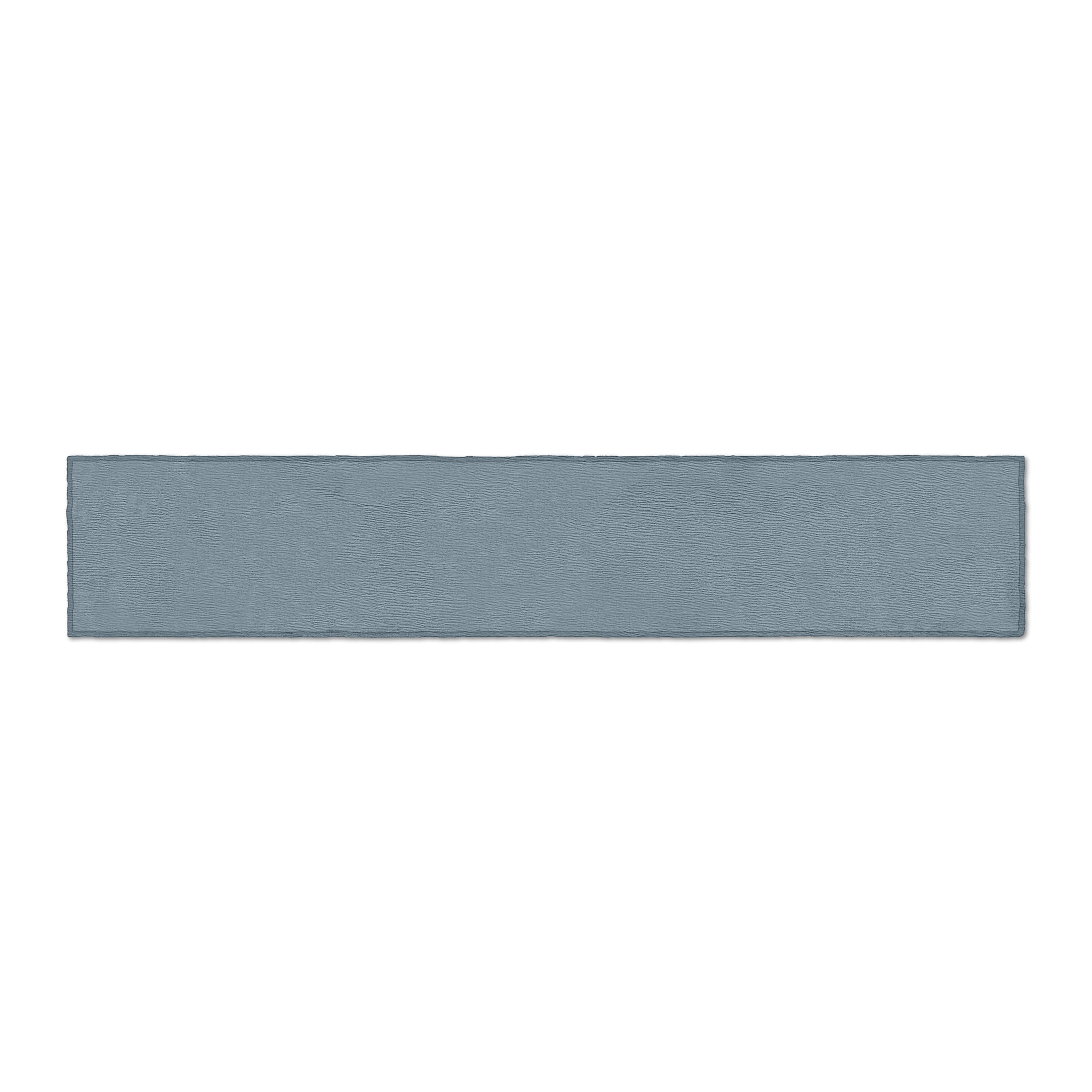 Mainstays Solid Textured Blue Table Runner, 14" x 72"