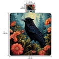 thumbnail image 2 of Crow Canvas Picnic Mat Waterproof Portable Foldable Outdoor Beach Blanket, 2 of 6