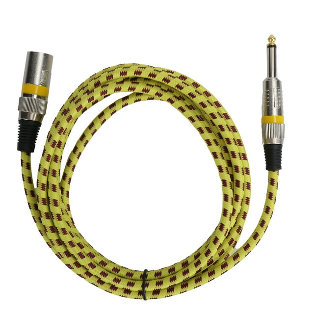 XLR Cable, 10FT XLR Female To 6.35mm1/4 Inch Male Cable Balanced Signal Interconnect Microphone Cord, XLR To 1/4 Inch Patch Cable