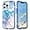 Light Blue, variant on Compatible with iPhone 13 Pro Max Marble Case Glitter Marble Pattern Case Fashion Luxury 3 in 1 Shockproof Protective Cover for iPhone 13 Pro Max (6.7 inch) Women and Girls