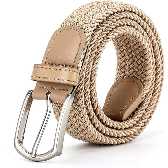 Braided Canvas Woven Elastic Stretch Belts for Men/Women/Junior with Multicolored