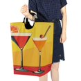 thumbnail image 4 of Yayeee Freestanding Laundry Hamper with Handle Collapsible Large Storage Basket for Clothes, Orange Cocktails, 4 of 7