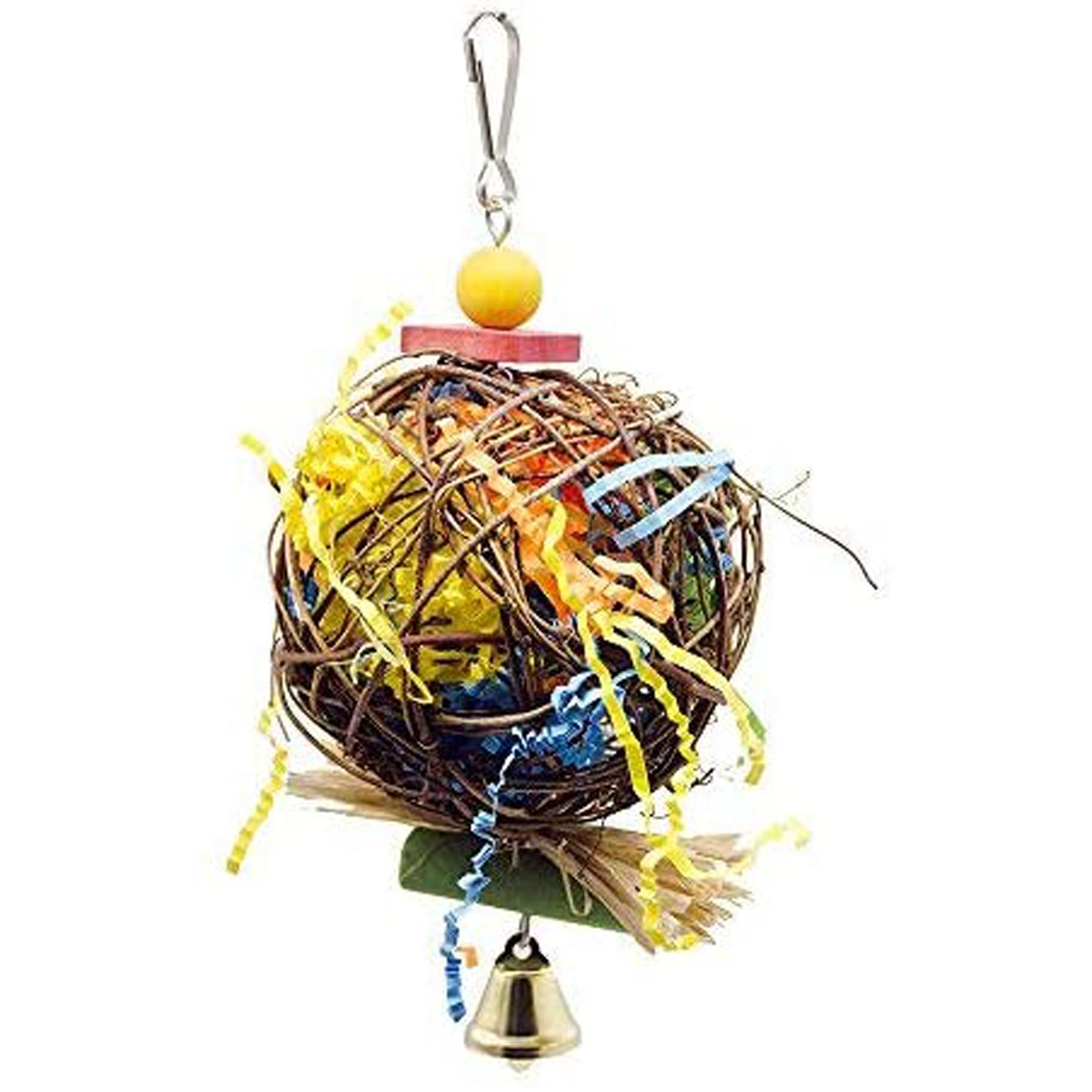 Bird Chewing Toy, Forager Shredder Parrot Cage Hanging Toy