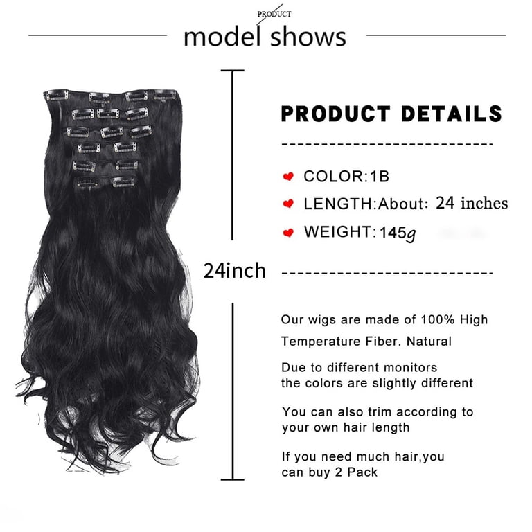 6-piece set of clips for curly hair, 16 clips for hair  display picture 2