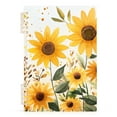 thumbnail image 7 of FORMRS 1-Subject Spiral Notebook 8" x 5" College Ruled 60 Refillable Sheet A5 Hard Cover, Beige Sunflowers, 7 of 7