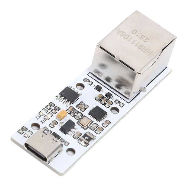 USB To RJ45 Ethernet Module, Automatic MDI MDIX Compatibility: CH9120 Serial To Ethernet Networking Module Bidirectional Transfer for Home Work Office