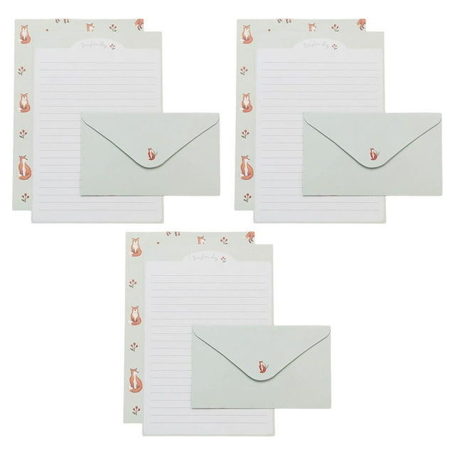 tredstone Envelope Kawaii Writing Stationery Paper Letter Papers Lightweight Transparent Sealed Label Flower/Animal Envelopes Theme Party Type 10