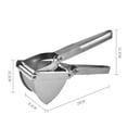 thumbnail image 2 of Multi-Functional Food Ricer, Stainless Steel Potato Ricer Ergonomic Comfort Grip, Heavy Duty Commercial Use For Quick And Easy Mashing, 2 of 5