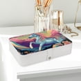 thumbnail image 6 of Unicorn Elegant PU Leather Jewelry Organizer Box with Removable Compartment - Portable Earring Organizer, 6 of 6