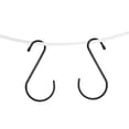 thumbnail image 4 of Unique Bargains 6' S Shaped Hooks, 6 Pack Multipurpose S Hanging Hooks, Black, 4 of 5