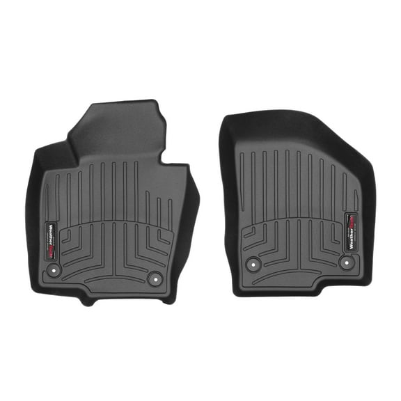 WeatherTech Custom Fit FloorLiners compatible with VW Passat, CC - 1st Row (Driver & Passenger), Black