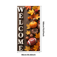 thumbnail image 5 of Decorative Design Welcome Banner Football Theme Autumn Elements Thanksgiving for Seasonal Decoration Party Entrance Festival, 5 of 8