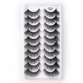 thumbnail image 4 of 10 Pairs False Eyelashes Cat-eyes Natural 3D Fluffy Eyelashes Extension Dense, 4 of 4