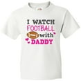 thumbnail image 3 of Inktastic I Watch Football with My Daddy Youth T-Shirt, 3 of 5