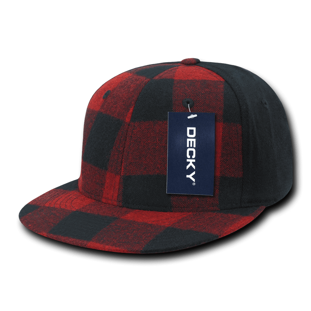 Decky - DECKY PLAID FLEXL FITTED TWO TONE CAP CAPS HAT HATS For Men ...