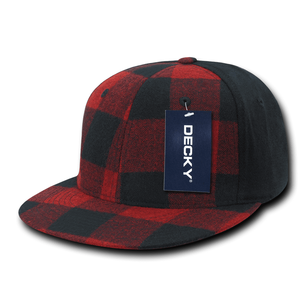 Decky DECKY PLAID FLEXL FITTED TWO TONE CAP CAPS HAT HATS For Men