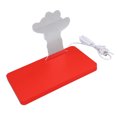 thumbnail image 1 of 3D Flying Hearts Lamp, USB Powered Nightlight, Creates Warmfor Bedside Tabletop Decor, 1 of 8