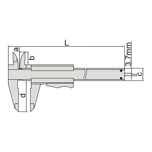 1223-150 Insize Vernier Caliper 0-150mm/0-6" Range Series