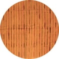 thumbnail image 1 of Ahgly Company Indoor Round Southwestern Orange Country Area Rugs, 4' Round, 1 of 1