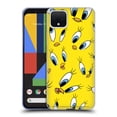 thumbnail image 1 of Head Case Designs Officially Licensed Looney Tunes Patterns Tweety Soft Gel Case Compatible with Google Pixel 4, 1 of 7