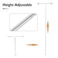 thumbnail image 3 of FUTUREORYY Poster Board Holder Table Display Stand Multi Plastic Adjustable Height Retailers 1Pack, 3 of 8