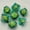 Green, variant on 7pcs New Dragon King'S Eye Faceted Dice Set Resin Digital Dice Running Group Table Game Party Game Additions Dragon King Series D4 D6 D8 D10 D12 D20