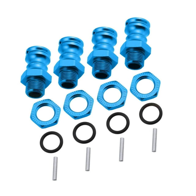 4Pcs 17mm à 23mm Roue Hexagonale performance Globale dans la Manipulation Adaptateur Conversion Extension Bleu
