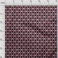 thumbnail image 3 of oneOone Viscose Chiffon Black Fabric Damask Scroll Sewing Material Print Fabric By The Yard 42 Inch Wide, 3 of 4