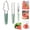 C, variant on Watermelon Cutter, 3-in-1 Watermelon Fork Slicer Cutter Stainless Steel Watermelon Windmill Cutter, 3 In 1 Summer Watermelon Cutting Tool Fork Slicer Knife Set for Home