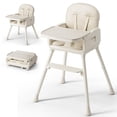 thumbnail image 1 of Silla alta para bebé Obee Odee 3 en 1 plegable y ajustable color beige, 1 of 7