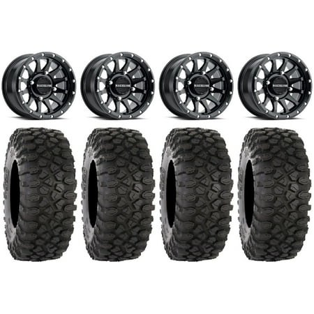 Raceline Trophy 15 Black Wheels 32 XC450 Tires Kawasaki Mule Pro FXT Raceline Trophy 15 Black Wheels 32 XC450 Tires Kawasaki Mule Pro FXT