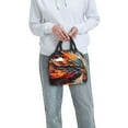 thumbnail image 6 of Vsdgher Dynamic Fire Bird Art Lunch Bag, Lunch Box for Women Adult Men, Lunch Tote Insulated Cooler Lunch Container for Work/Office/Picnic/Travel, 6 of 8