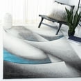 thumbnail image 3 of SAFAVIEH Hollywood Salome Abstract Area Rug, Grey/Blue, 6'7" x 9', 3 of 9