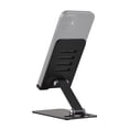 thumbnail image 2 of Support de Téléphone Pliable en Alliage d'Aluminium Réglable en Hauteur et Angle - Compatible avec Téléphone Intelligent et Tablettes, Support de Bureau Portable avec Design Pliant Compact (13x8.3x4cm/12x7.5x3cm Plié), 2 of 2