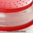 thumbnail image 3 of Lubelski Microwave Cover Transparent Collapsible TPR Heat Insulation Microwave Splatter Guard Kitchen Tool, 3 of 9