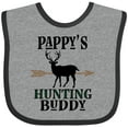 thumbnail image 3 of Inktastic Pappys Hunting Buddy Bow Hunter Boys or Girls Baby Bib, 3 of 4