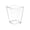 D001- Clear (50 Count), variant on Clear Tapered Square Reusable & Disposable Treat Cups, Plastic Cups for Party, Party Cups Disposable, Plastic Cups for Wedding, 150Ml 5Oz Dessert Serving Set Includes 50 Mousse