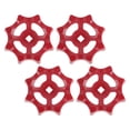 thumbnail image 1 of GOOHOCHY 4 Pcs Poignée de Robinet Extérieur en ABS Robuste en Forme de Fleur Rouge Remplacement pour Robinet de Jardin, 1 of 8