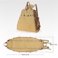 thumbnail image 2 of LAZIOEGR Canvas Firewood & Gear Carrier Bag with Dual Shoulder Straps – Ideal for Campfires, Stoves, and Outdoor Adventures, 2 of 7
