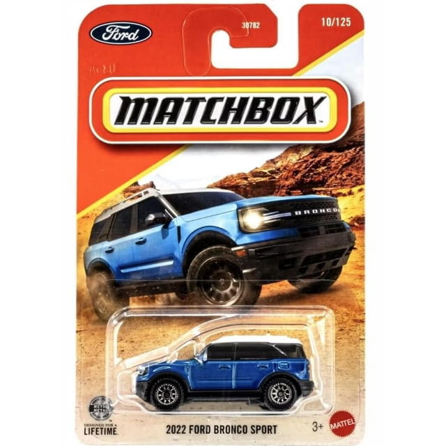 Vehículo de juguete fundido a presión Matchbox 2022 Ford Bronco Sport 1:64