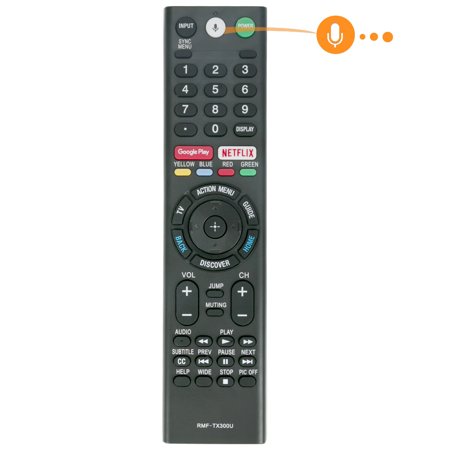 RMF-TX200U Voice Remote Control Replace fit for Sony TV RMF-TX300U RMF-TX201U