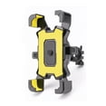 thumbnail image 1 of Bicycle Phone Holder Anti-slip Adjustable Bike Mount 4.5-6.8 Inch Portable Cycling Biking Racing Mounting Stand Accessory Yellow for Handlebar, 1 of 10
