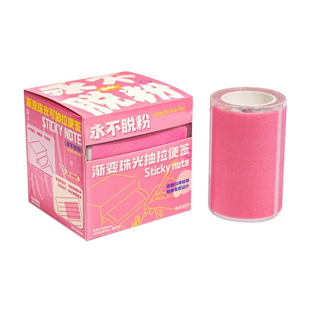 Kit d'Outils Tendance pour la Maison, Ensemble de Notes Adhésives Transparentes pour Livres, Ordinateurs Portables, Journaux 126 Feuilles par (5 Couleurs Matériel PET)