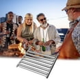 thumbnail image 6 of Stainless Steel Hot Dog Roller Rack, Sausages Grill Accessory, Hot Dog Barbecue Tool, Easy to Use Hot Dog Cooker for Backyard BBQs and Cookouts, 6 of 9