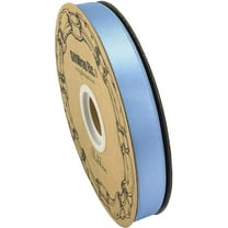 Light Blue Satin Fabric Ribbon - 5/8" x 100 Yards, Easter, Spring, Baby Shower, Christmas