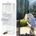 thumbnail image 1 of Bebedero para pájaros, bebedero para loros, dispositivo de almacenamiento para beber, tetera, jaula, accesorios para cacatúas, pájaros medianos, masco Blanco, 1 of 10