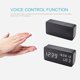 thumbnail image 5 of Reloj De Escritorio Despertador De Madera Con Control De Voz Fecha Temperatura Ajustable Pantalla De 3 Brillos Despertadores Digitales LED Para Dormitorio Junto A La Cama, 5 of 7