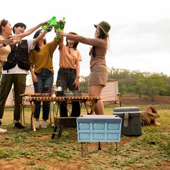 WASHWEPE 1Pack Cooler Stand Rack Minimalist Design for Cooler Base Portable and Foldable 8.5X8.5X7.5in